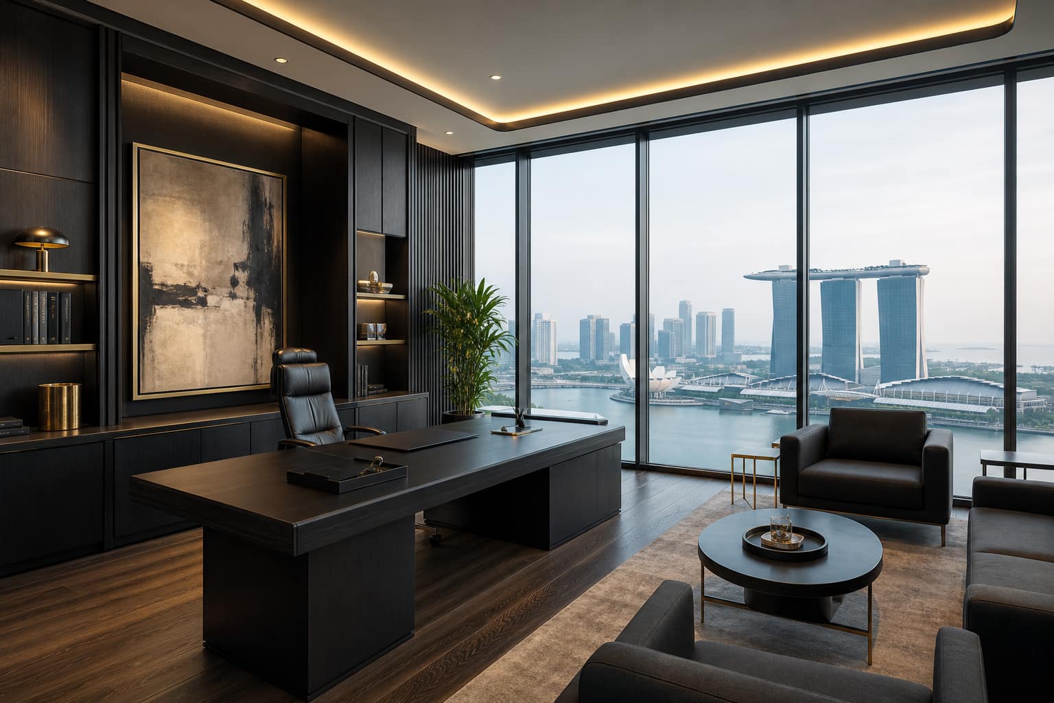 Modern Singapore corporate environment